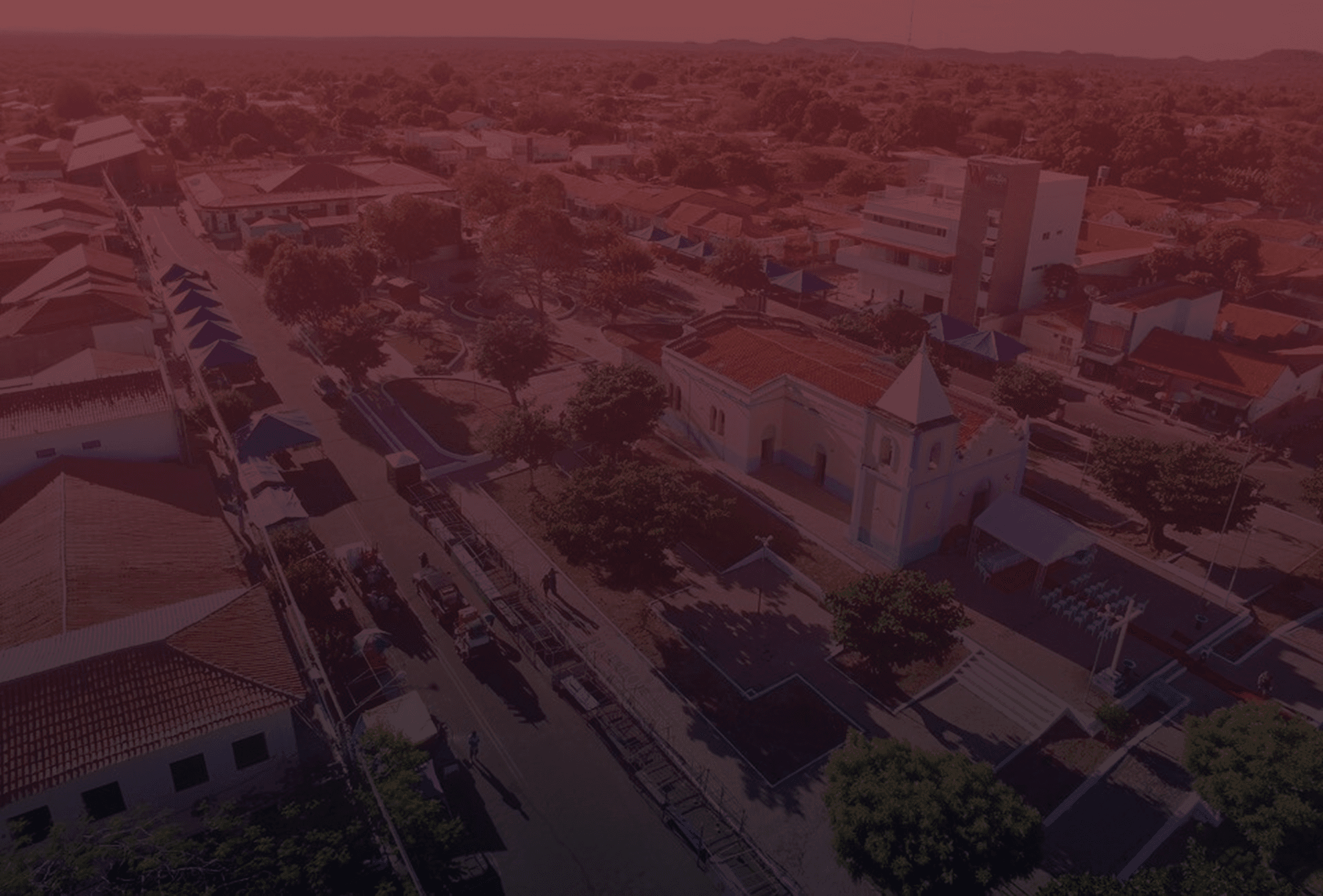 Vista aérea de Alto Longá, Piauí